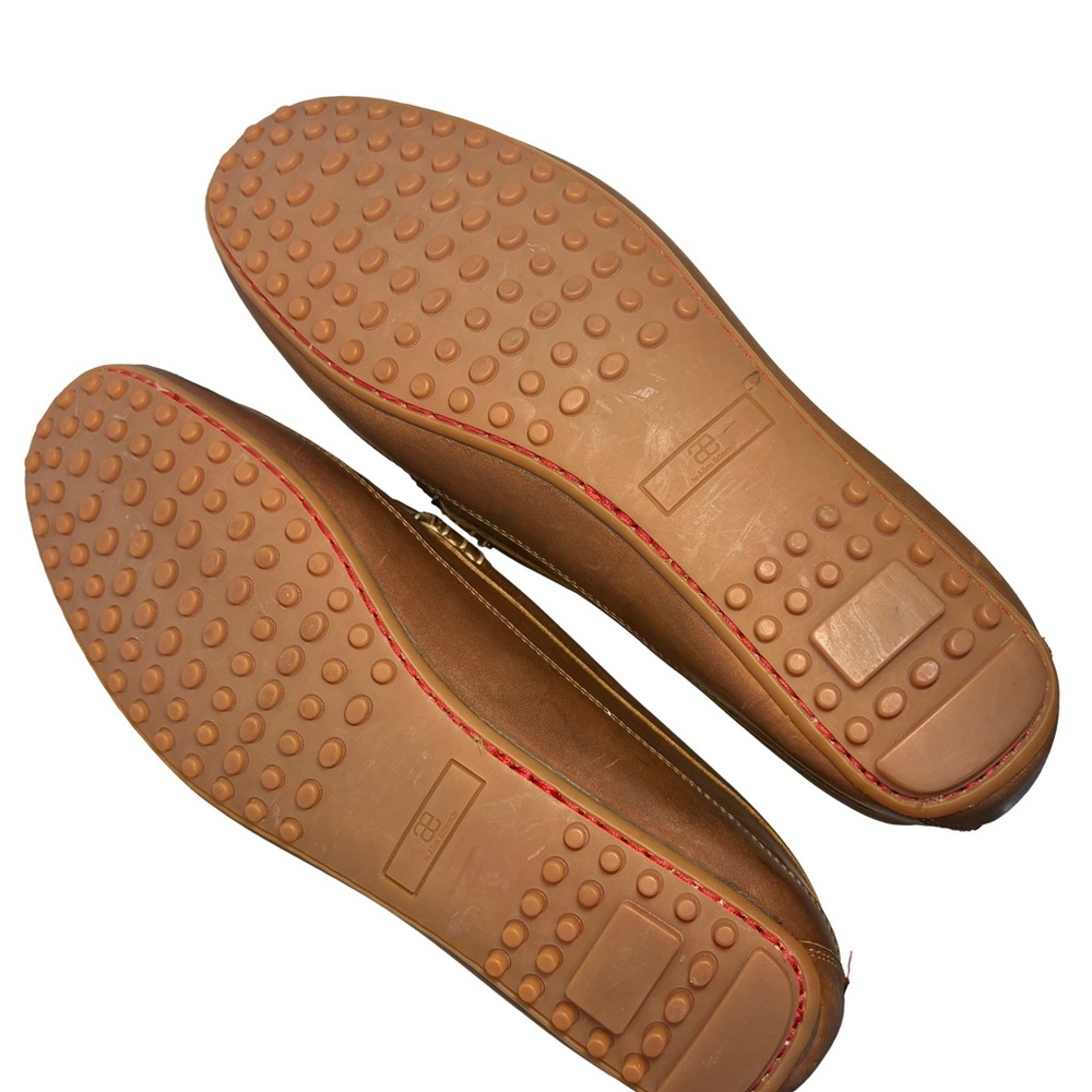 NEW! Allen Edmonds 13D Tan Leather Driving Loafers Slip-On Shoes - Picture 8 of 11